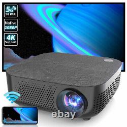 1080P HD Portable Projectors WiFi Projector Home Theater Cinema AV USB HDMI 2in1
