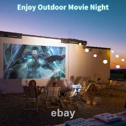 1080P Native LED Projector Home Theater Cinema Home TV Bluetooth Projector