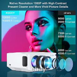 12000 Lumen Projector 1080P 5G WiFi Home Theater Cinema Beamer Video HDMI USB