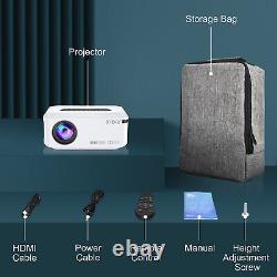 12000 Lumen Projector 1080P 5G WiFi Home Theater Cinema Beamer Video HDMI USB