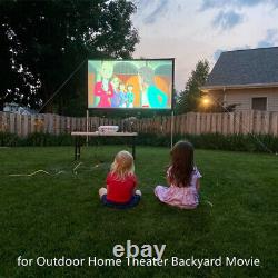 150inch Projector Screen with Stand Indoor and Outdoor Home Theater 169 HD UK