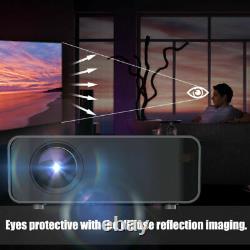 18000 Lumens Smart LED Projector Android WiFi Bluetooth Home Theater Cinema uk