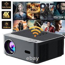 20000L Projector Portable 5G Wifi 4k Autofocus Android Beamer Video Home Theater