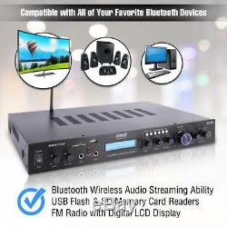 200w Bluetooth Home Theater Amp Amplifier Audio Receiver Sound System Mp3 Usb