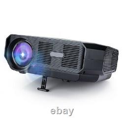 2020 New 4K High Brightness 4600Lumens 3D Home Theater LED Projector HDMI Black
