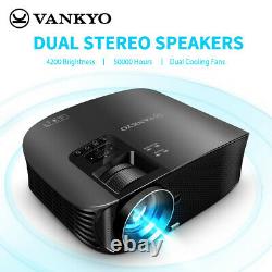 2021 Vankyo Leisure 510 LED Projector 1080P Smart Home Theater HDMI Dual Speaker