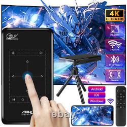 3D 4K DLP Mini Smart Projector 5G WiFi Bluetooth 1080P 8G/32G Home Theater HDMI