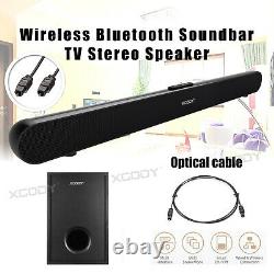 40W 3D Surround Sound Bar Speaker 2.1 System Wireless Subwoofer TV Home Theater