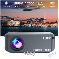 4KUHD Projector Smart 5G WiFi Bluetooth Android Beamer Home Theater Movie HDMI