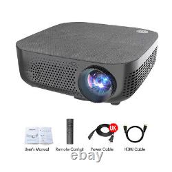 4K 1080P HD Video WiFi Mini LED Projector Home Movie Theater Cinema Android