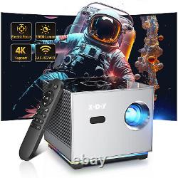 4K Android Projector HD 5G WiFi Bluetooth HDMI USB Smart LED Office Home Theater