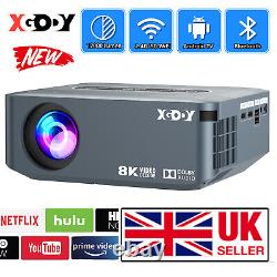 4K HD XGODY Projector 5G WiFi Bluetooth Android HDMI Beamer Office Home Theater