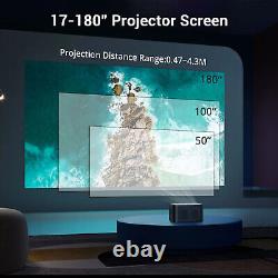 4K LED Mini Portable Projector Multimedia Home Theater Cinema Beamer 9000 Lumens