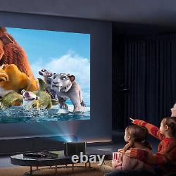 4K LED Mini Portable Projector Multimedia Home Theater Cinema Beamer 9000 Lumens