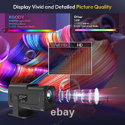 4K Projector 10000LMS 1080P 5G WiFi Bluetooth Video Home Theater 150 Display UK