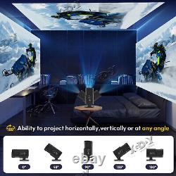 4K Projector 10000 Lumen 1080P FHD LED 5G WiFi Bluetooth HDMI Smart Home Theater