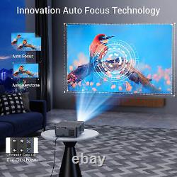 4K Projector HD Android Autofocus USB WiFi Bluetooth Beamer Office Home Theater