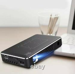 4K Smart DLP Mini Projector Android WiFi Bluetooth 1080P Home Theater HDMI USB