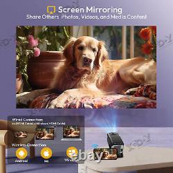 4K UHD 5G Wifi Beamer Bluetooth Android Projector Smart Home Theater Movie HDMI