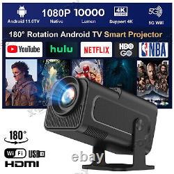 4K UHD Beamer 5G Wifi Bluetooth Android Projector Smart Home Theater Movie HDMI