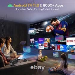 4K UHD Projector 5G WiFi Bluetooth Android Smart Beamer Home Theater Movie AV UK