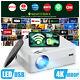 4k Wifi Led Video Projector Android 9.0 Bluetooth Smart Home Cinema Theater Uk