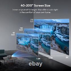 4K XGODY Projector HD 10000 Lumen WiFi Bluetooth Office Home Theater Cinema HDMI