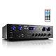 4 Channel Stereo Audio Amplifier Receiver, Bluetooth 5.0 Home Theater