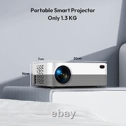 5G 4K Projector Smart HD LED WiFi Bluetooth HDMI USB Android Office Home Theater