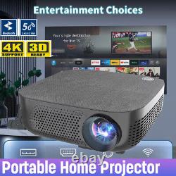 5G WiFi Native 1080P Projector Android 9.0 Bluetooth Smart Home Cinema Theater