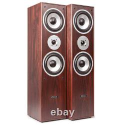 5.0 Surround Sound Speakers Home Theatre Set with FM Bluetooth Amplifier, Wood