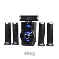 5.1 CH Digital Home Theater Music Speaker System With LED Digital Display Remote