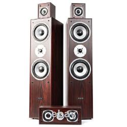 5.1 Surround Sound Speakers with Sub Home Theatre FM Bluetooth Amplifier, Wood