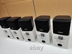 5x Bose Speaker Black Lifestyle, Acoustimass, Home Theater System Top