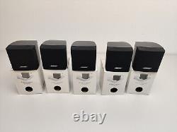 5x Bose Speakers Black Lifestyle, Acoustimass, Home Theater System Top Me