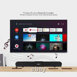 60W Soundbar Wired & Wireless Bluetooth Home Theater TV Speaker With Remote New