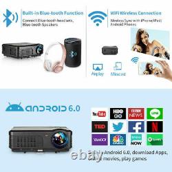 70001 Android Projector Full HD 1080P Movie Home Theater Wireless Youtube HDMI
