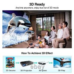 70001 Pico WiFi DLP 3D Projector 1080P Home Theater Airplay Bundle 3D Glasses