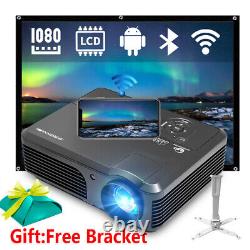 7500lumen Android Projector WIFI Smart Home Theater Proyector 1080P Movie Video