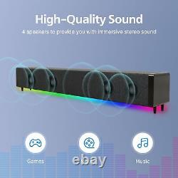 8x Home Theater Soundbar Bluetooth Wireless SoundBar Speaker Subwoofer with Remote