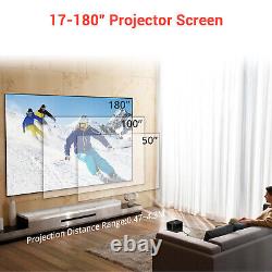 9000 Lumen Projector 1080P 5G WIFI Beamer Portable Home Theater Cinema Video USB