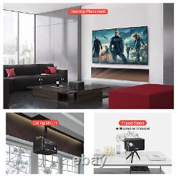 9000 Lumen Projector 1080P 5G WIFI Beamer Portable Home Theater Cinema Video USB