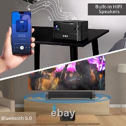 9000 Lumen Projector 4K HD Bluetooth 5G Mini Home Theater Cinema Video Projector