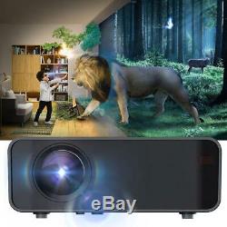Android HD 4K 3D 1080P LED Projector WIFI Bluetooth Home Theater Cinema 12000LM