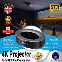 Anker NEBULA Cosmos Max Native 4K Projector UHD TV Home Theater Android TV 9.0