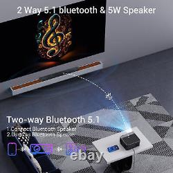 Autofocus 4K Projector HD WiFi Bluetooth Android USB Beamer Office Home Theater