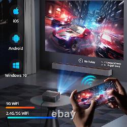 Autofocus Projector Native 1080p 4K WiFi Bluetooth Android Home Theater Beamer