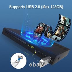 BLU RAY DVD PLAYER 1080P Home Theater Disc System Play All DVDs and Region NEW