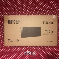 BRAND NEW KEF T101C Ultra-thin WallMount home theatre speakers CENTER (Black)