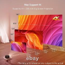 BYINTEK X30 4K Projector 5G WiFi Bluetooth HDMI Home Theater Cinema Dulby Sound